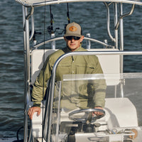 Running W Leather Patch Cap