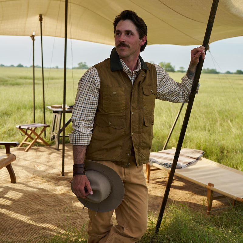 Men'S Upland Brush Vest | Brushed Tan / Small