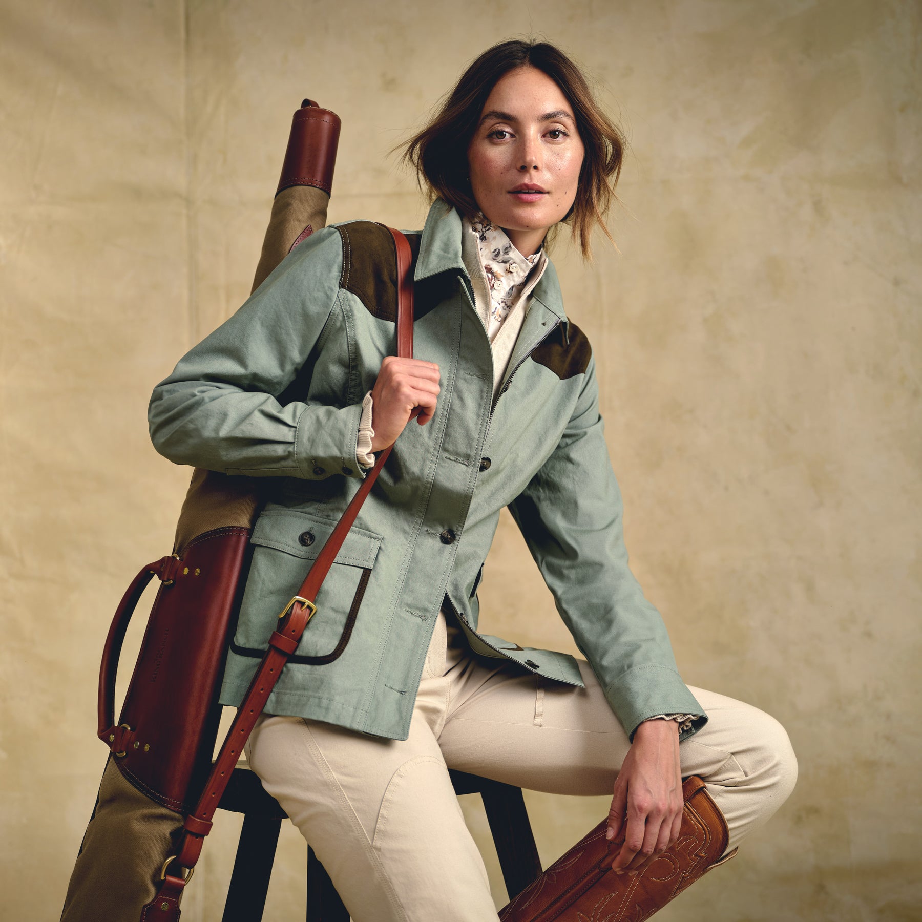 Women's Waxed Cotton Field Jacket – King Ranch Saddle Shop