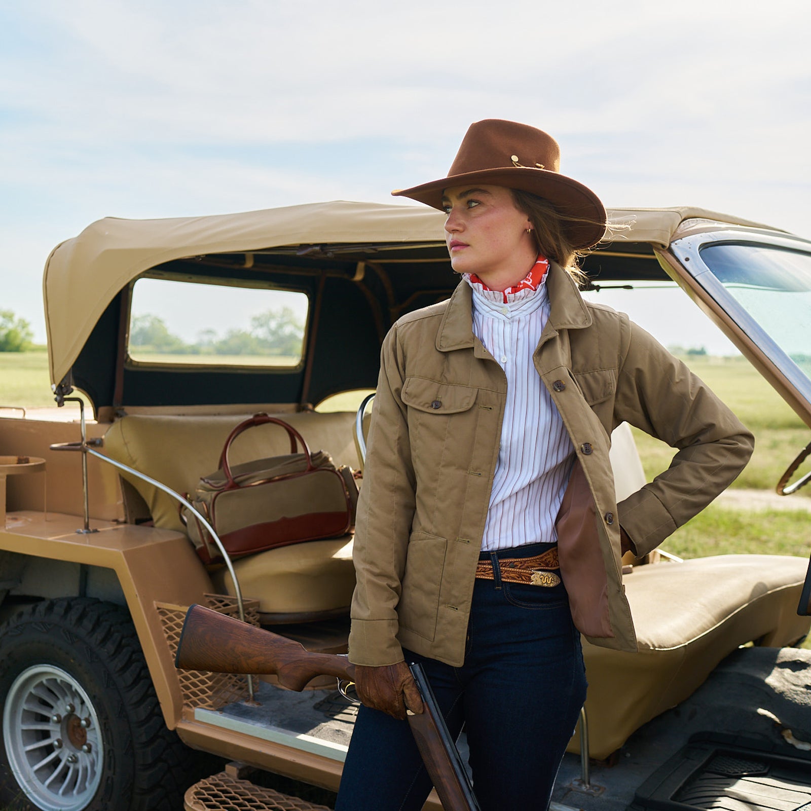 Freya Tan and Black Men\'s Hat Freya X King Ranch Haven Hat – King Ranch Saddle Shop main image 4