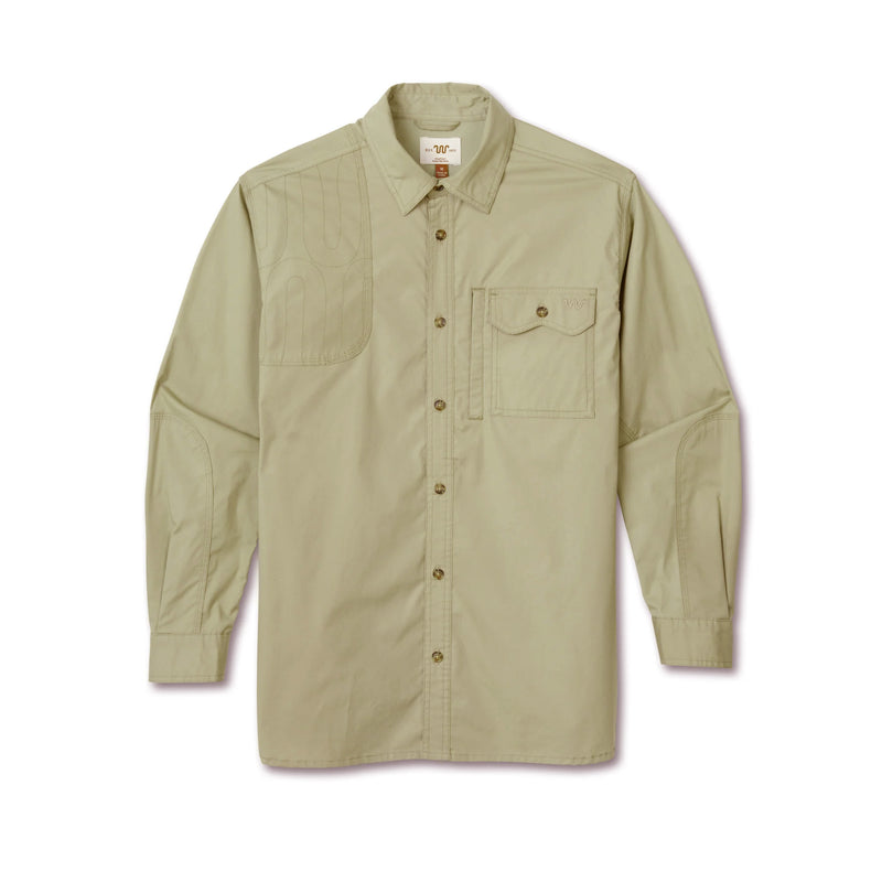Men's Cotton Field Shirt | OLIVE / Small