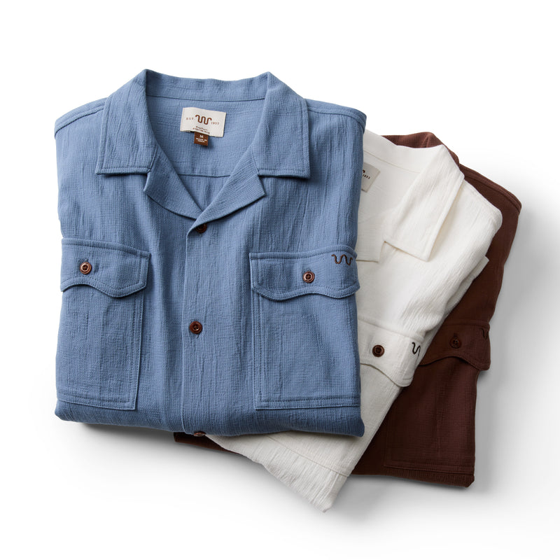 Men's Canelo Basketweave Camp Shirt | lifestyle