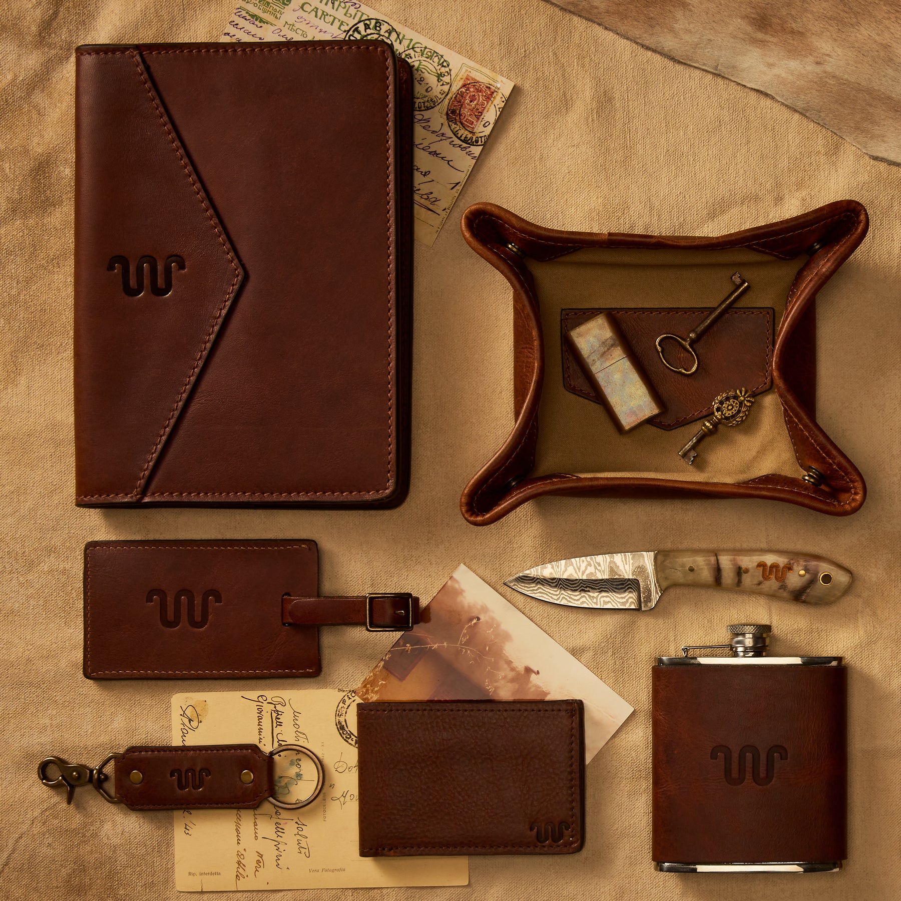 小物 MAISON KINEMA Leather wallet Kineño Slim Wallet – King Ranch Saddle Shop