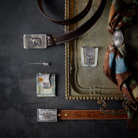 King Ranch X Clint Orms Bull Belt Buckle