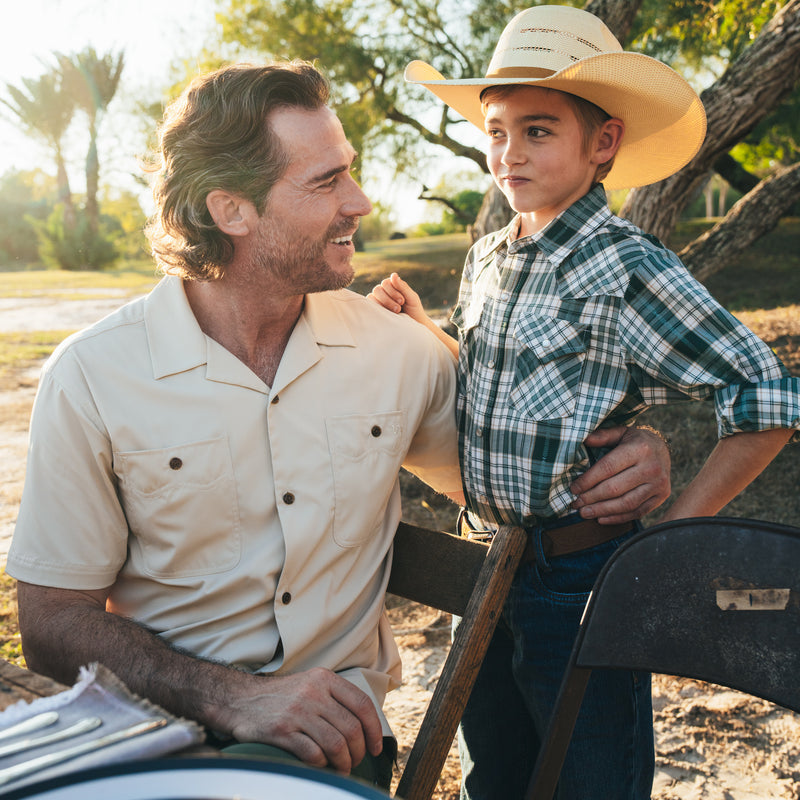 Men's Blue Norther™ Canelo Camp Shirt, Solid | lifestyle