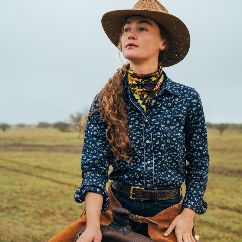 Women's Pearl Snap Ranch Shirt | lifestyle