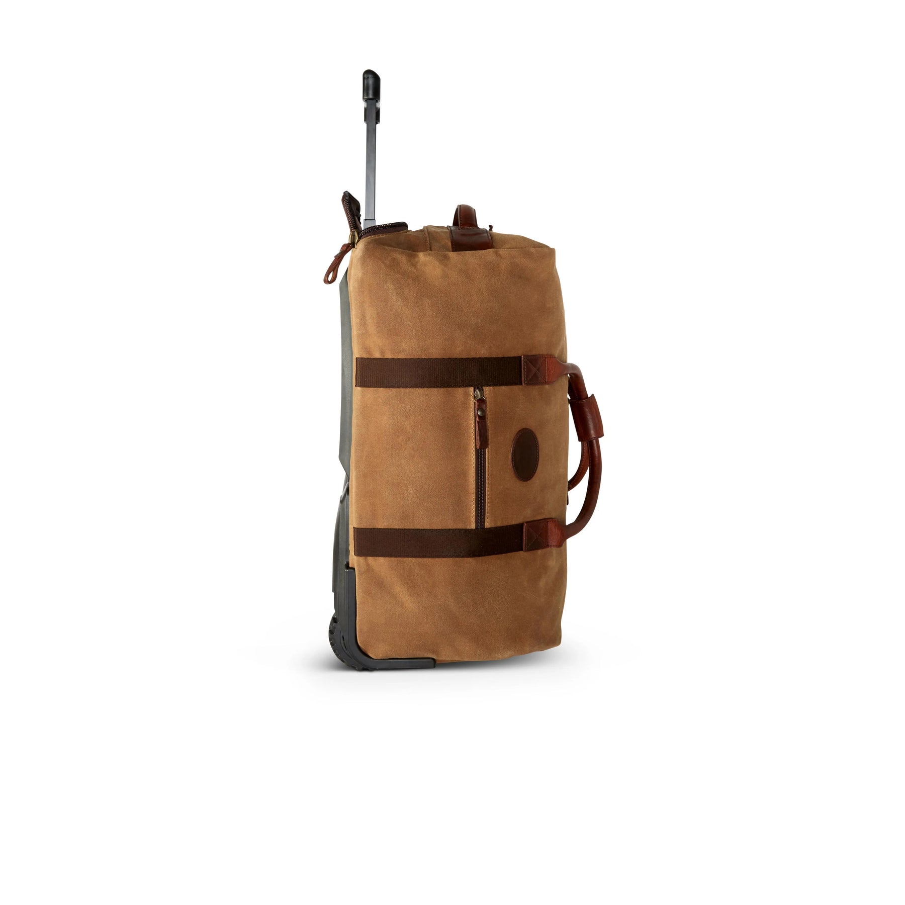Waxed Canvas Rolling Duffle Bag Shop Gear Bags Rolling Luggage Here King Ranch Saddle Shop